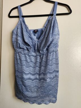 NWT Cosabella Ceylon Curvy Cami Size Large Blue Diamond